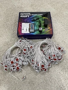 NEW Permanent Outdoor Smart LED Colorful Eaves Lighting 400FT RGB LED Waterproof - Picture 1 of 16