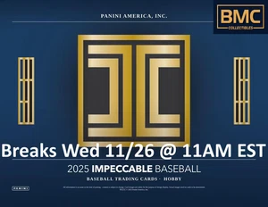 Ethan Holliday 2025 Panini Impecable Béisbol 1x Estuche Break #23 - Imagen 1 de 1