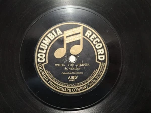 Columbia A165 WHOA YOU HEIFER Al Verges, Prince's Band 78 Record E!!! - Imagen 1 de 4