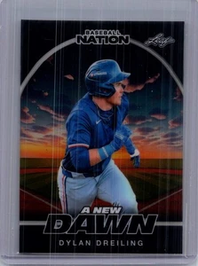 Dylan Dreiling 2025 Leaf Baseball Nation 1/1 prova di pre produzione - Foto 1 di 1