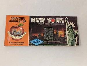Vintage New York City NYC 18 Postkarten Booklet Gray Line Souvenir 70er Twin Towers - Bild 1 von 13