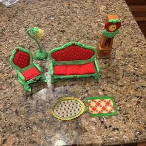 Strawberry Shortcake Berry Happy Home Deluxe Wohnzimmermöbel komplett 1980 - Bild 1 von 6