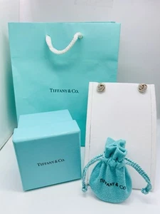 Tiffany & Co. 925 Sterling Silver "Love Knot" Stud Earrings Mesh Design CLASSIC! - Picture 1 of 10