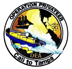 WASHINGTON DC -OPERATION PRIVATEER - FEDERAL Police Patch CALI TO TAMPA 10 - Bild 1 von 1