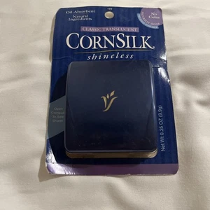 Corn Silk Pressed Powder Compact Classic Translucent Shineless No Color - Picture 1 of 4