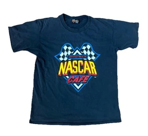Vintage Nascar Cafe Myrtle Beach Men’s T-shirt Single Stitch Black XL 90s - Picture 1 of 12