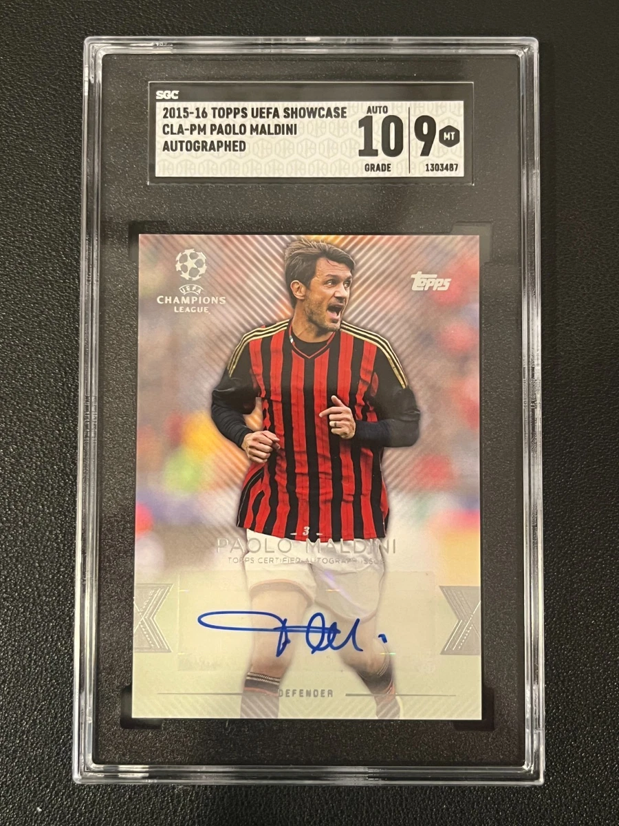 topps Champions League マルディーニ サイン topps パオロ
