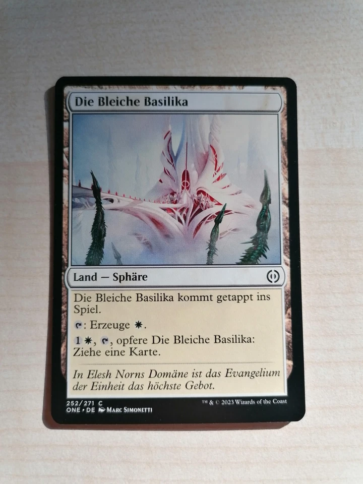 MTG MAGIC THE GATHERING PHYREXIA: ALL WILL BE ONE Die Bleiche Basilika - Bild 1 von 1