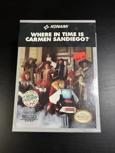 Sealed Where in Time is Carmen San Diego? for Nintendo Entertainment System NES - Picture 1 of 6