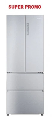 Frigorifero HAIER 4 porte No frost Classe E 446 Litri  Inox  HFR5719ENMG - Immagine 1 di 4