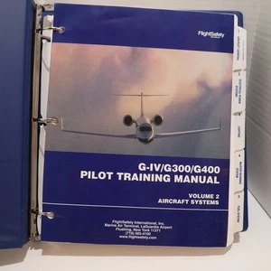 Flight Safety Gulfstream IV/300/400 Pilot Training Manual Aircraft Systems 2007 - Picture 1 of 8