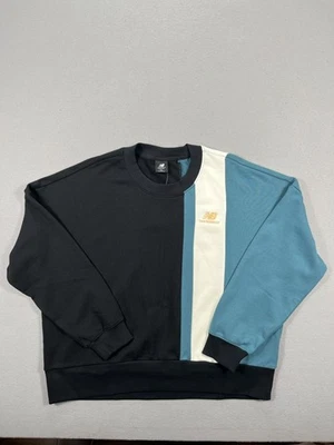 NWT Retro Style New Balance Women's Crew Teal Color block Sweatshirt Size XL - Image 1 of 4