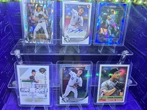 Panini/Bowman MLB White Sox Drew Thorpe Auto-Parallel-Base Rookie Card Lot - Bild 1 von 2