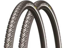 Pack of 2 Michelin Protek Cross Max Tire 700 x 47 Clincher Wire Black Touring - Picture 1 of 2