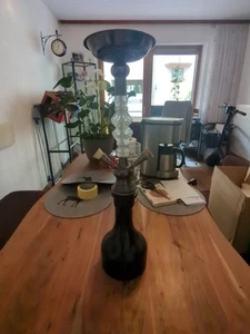 Shisha Schwarz Ohne Schläuche Und Ohne Topf Gebraucht - Bild 1 von 7