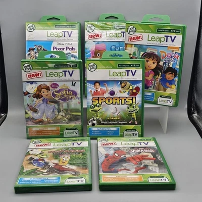 Leap Frog Leap TV Games Disney, Marvel, Nickelodeon, Racing, Sports - New & Used - Image 1 of 4