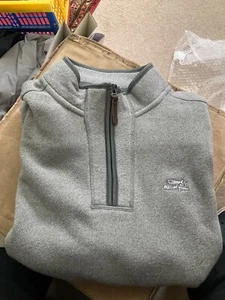 Men's WEIRD FISH FLEECE Grey quarter zip Jumper/Top Size XXL - Picture 1 of 12