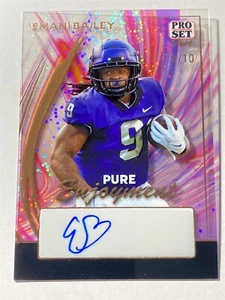 EMANI BAILEY panthers 2024 Leaf Pro Set Pure Enjoyment Sparkle Bronze AUTO 9/10 - Picture 1 of 2