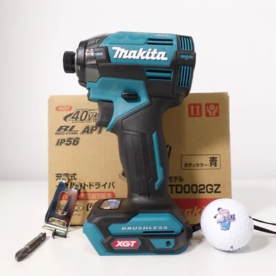 Makita TD002G Impact Driver TD002GZ 40V max XGT Brushless Blue Tool Only - Image 1 of 4