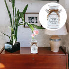 White Tinplate Vintage Vase French Country Decor Flower Planter
