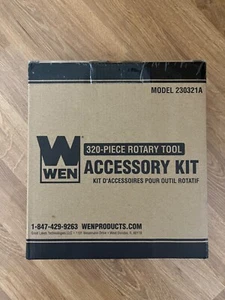 New! WEN 230321A 320-Piece Rotary Tool Accessory Kit with Carrying Case - Sealed - Picture 1 of 7