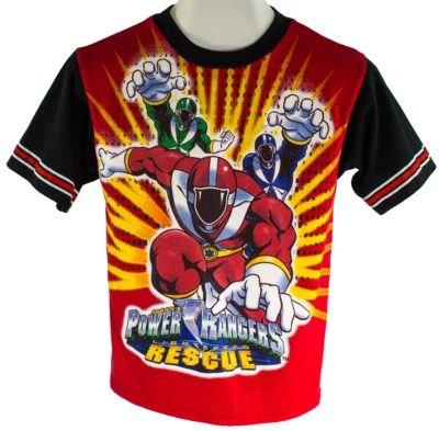 Power Rangers Lightspeed Rescue Shirt Saban Vintage 2000 Mighty Morphin Youth 10 - Image 1 of 4