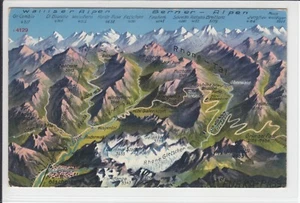AK Göschenen u. Umgebung, Vogelschau, 1945 - Bild 1 von 2