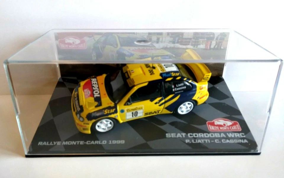 B) DIE CAST  SEAT CORDOBA WRC RMC 1999 P. LIATTI- Scala 1/43 - Immagine 1 di 1