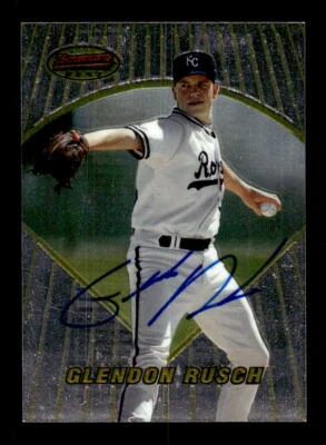 1996 Bowman's Best #105 Glendon Rusch HAND SIGNED AUTO - Image 1 of 2