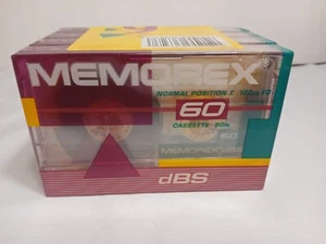 Memorex dBS 60 Minute Blank Cassette Audio Tapes 4 of 6 Pack Brand New - Picture 1 of 5