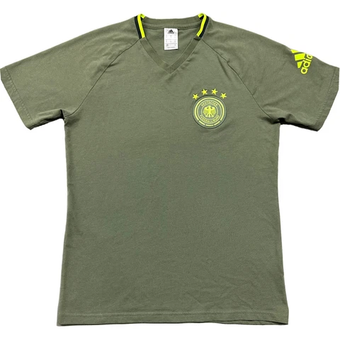 Adidas Men’s M Deutscher Fussball-Bund Germany Sports Fan Green Soccer Shirt ⚽️ Cover