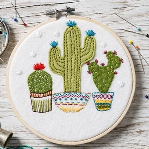 Corinne Lapierre Applique Felt Kit Cactus APPCTS1O - Picture 1 of 4