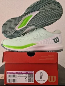 Tennisschuhe Wilson Rush Pro Ace / Weiß / Blau / Grün UK 7 EU 40 2/3 NEU - Bild 1 von 1