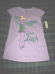 NWT Disney Store TinkerBell Tinker Bell Lilac Dress size M 7/8 - - Picture 1 of 5