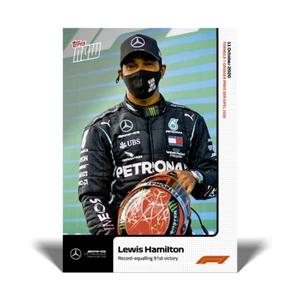 Topps Now Formula 1 2020 - Card 06 - Lewis Hamilton - Mercedes - Picture 1 of 2