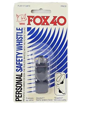 Fox 40 Personal Safety Whistle Play it Safe - Pealess Whistle with Potent Sound - Image 1 of 4