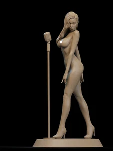 Jessica NSFW (1) 1/12 Unpainted 3D Printed resin model kit and base CA3D - Picture 1 of 4