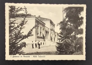 Cartolina viaggiata San Giovanni in Persiceto Asilo Infantile Bn Anno 1943 - Bild 1 von 2