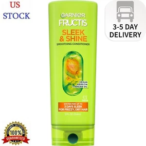 Garnier Fructis Sleek & Shine Conditioner, Frizzy, Dry, Unmanageable Hair, 21 fl - Picture 1 of 11