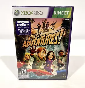 KINECT ADVENTURES! MICROSOFT XBOX 360 BRAND NEW SEALED 2010 KINECT SENSOR GAME - Picture 1 of 5