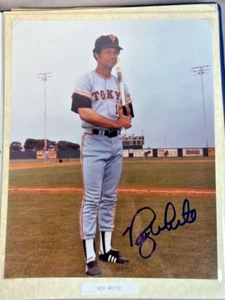 ROY WHITE TOKYO GIANTS SIGNED AUTOGRAPHED 8X10 VINTAGE COLOR PHOTO - Picture 1 of 1