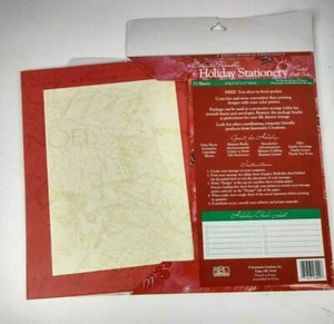 35 fogli di carta per cancelleria natalizia natalizia NOEL. Confezione aperta nuova - Foto 1 di 4
