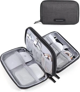 BAGSMART Electronics Organizer Travel Case, Cable A-Black - Zdjęcie 1 z 7