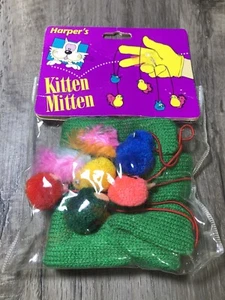 Vintage Harpers Kitten Mitten Cat Toy / Cat Lure - Picture 1 of 5