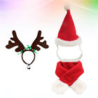 3 pièces costume de Noël pour chat accessoires costume pour animal de compagnie écharpe pour chat de Noël