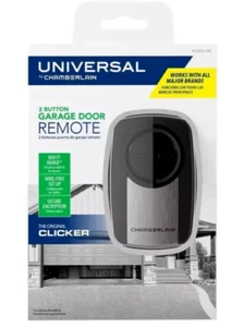 Abridor de puerta de garaje control remoto de 2 botones con clicker universal, Chamberlain - Imagen 1 de 6