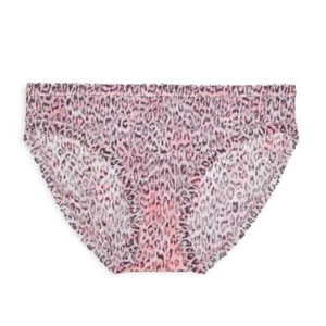 Victoria's Secret The Lacie Lace Bikini Panty L *Pink Animal* NEW - Picture 1 of 3