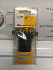 Adattatore plug-in da veicolo a rimorchio 7 pale a 4 fili piatto 47355 traino Hopkins - Foto 1 di 4