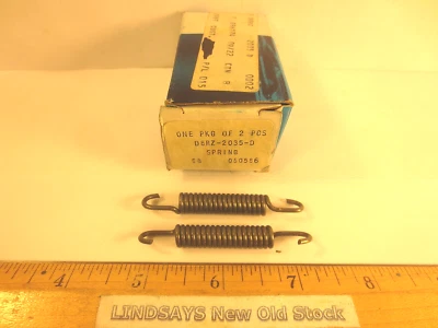 2 PIEZAS 1 CAJA FORD 1978/1980 FIESTA "RESORTE" (ZAPATA FRENO RETRÁCTIL) PARTE SUPERIOR TRASERA Foto 1 de 2