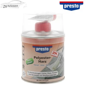 presto Polyesterharz mit Härter für Metall Holz Beton Styrolfrei Spachtel 250g - Bild 1 von 1